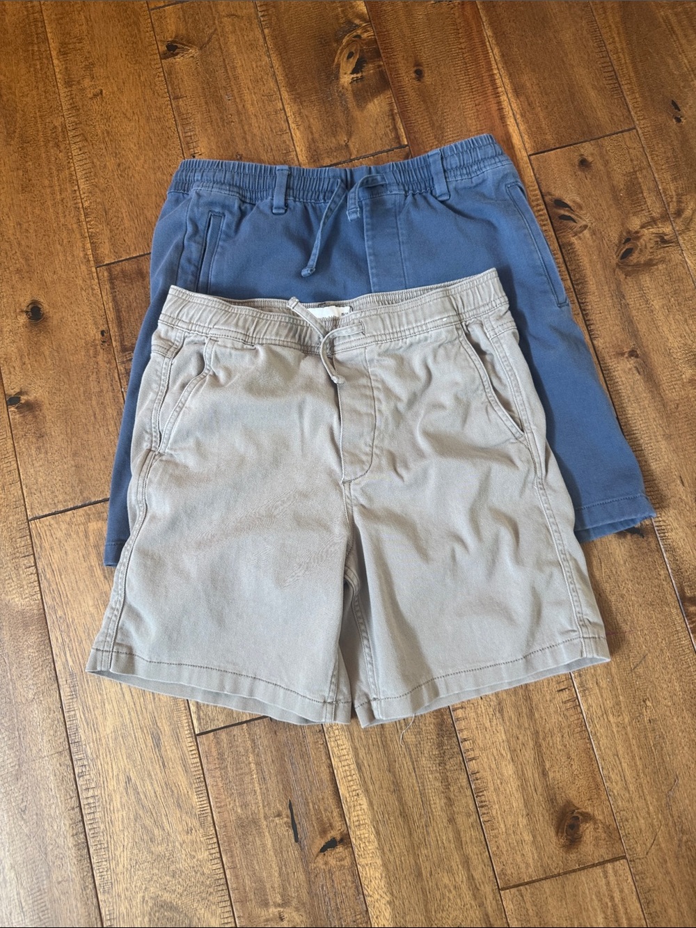 abercrombie kids Blue and Khaki Casual Shorts Duo